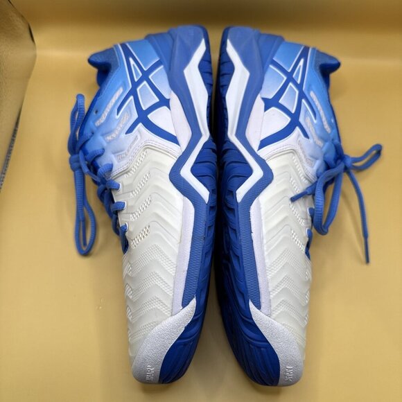 Asics Gel-Resolution 7 Women's Size 9 Tennis Shoes White Blue - Picture 6 of 12